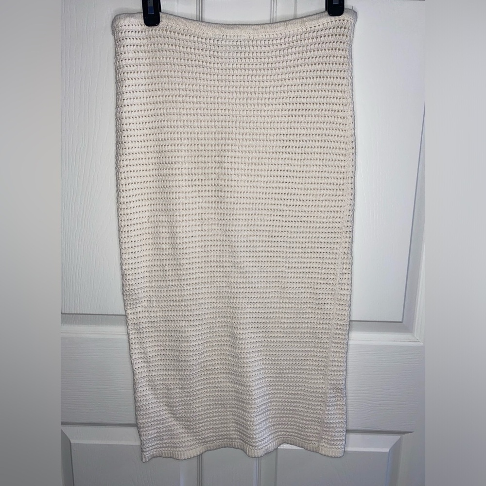 House of Harlow 1960 Crochet Knit Skirt & Top Set | Boho Beachy - Picture 11 of 12